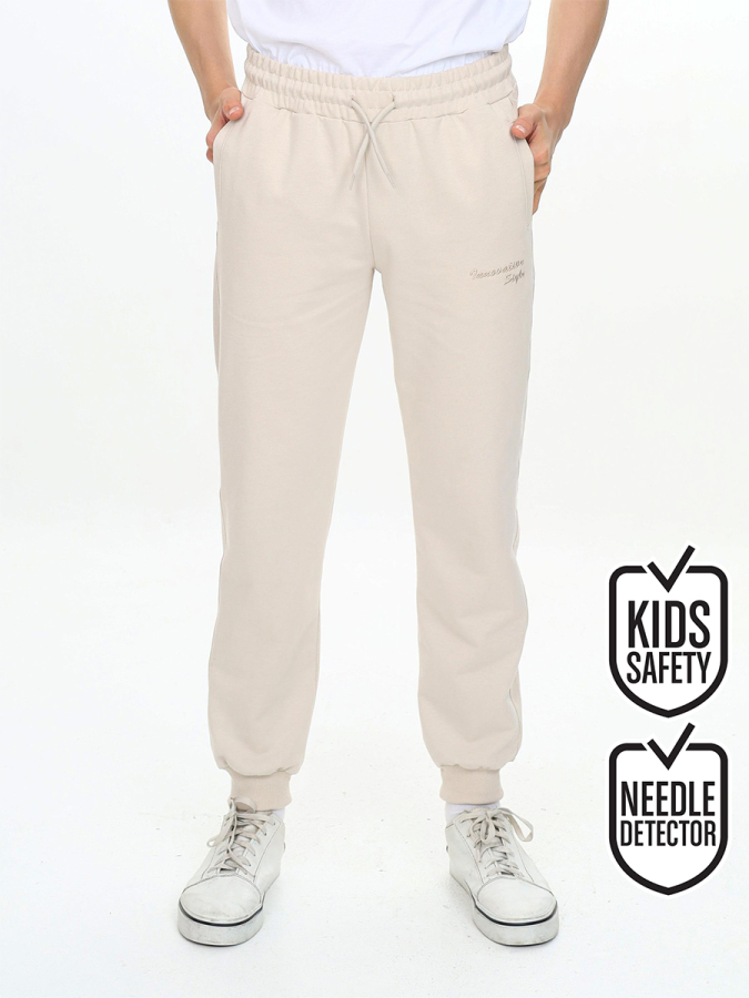 Boy Stone Beige Sweat-Pants - 1