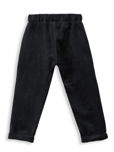 Boy Velvet Black Pants - 4