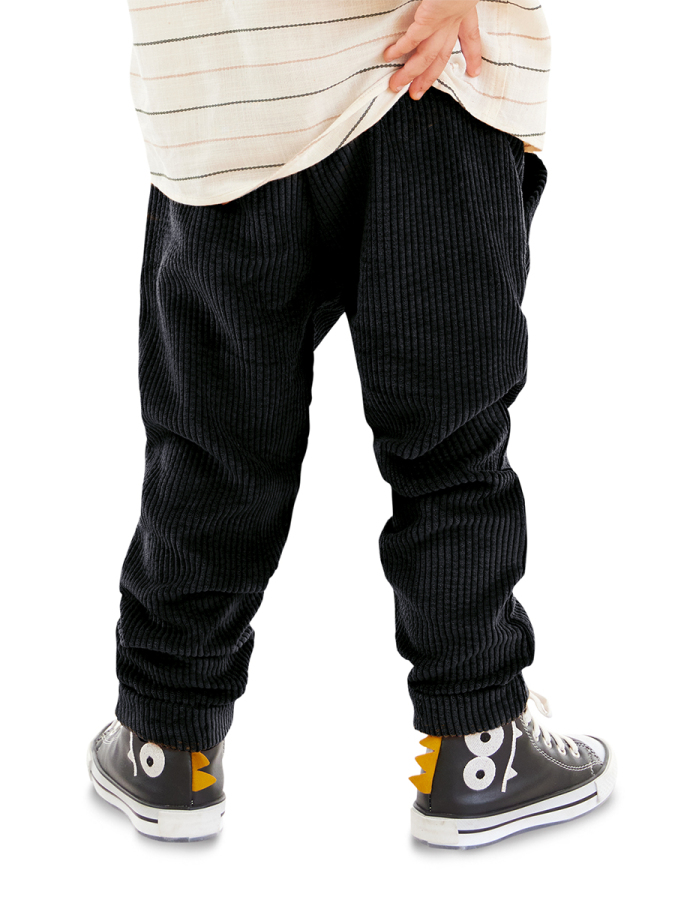 Boy Velvet Black Pants - 2