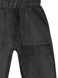 Boy Velvet Grey Pants - Thumbnail