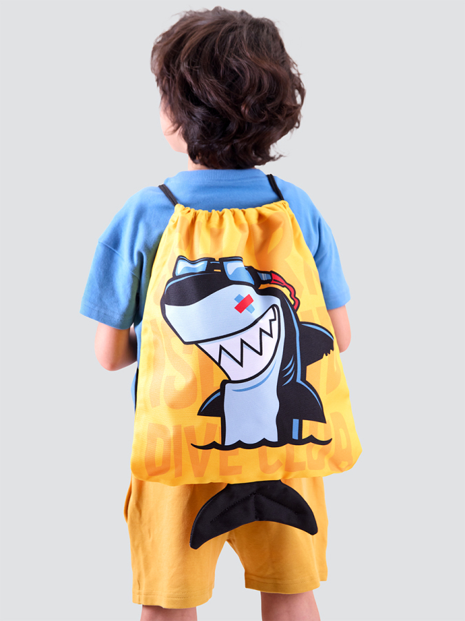 Boys Beach Backpack Bag Shark - 2