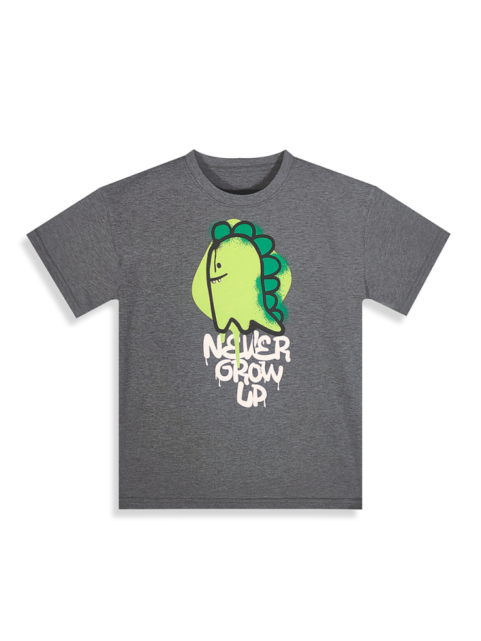 Boys’ Dinosaur Print Cotton Two-Piece Set - 7