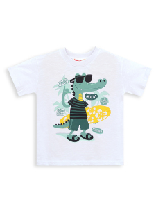 Boys Set Crocodile Printed T-shirt&Shorts - 7