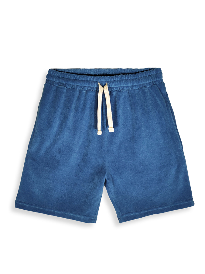 Boys’ Two-Piece Set Terry Cloth Navy Blue - 7