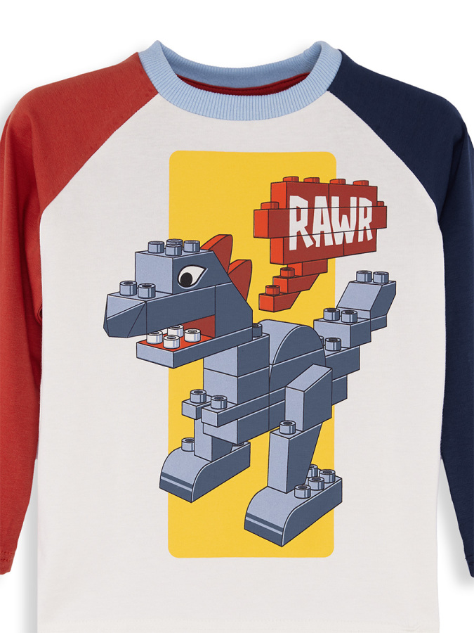 Bricks Dino Erkek Çocuk T-shirt Pantolon Takım - 5