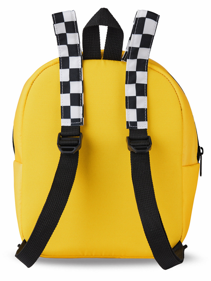 Bulldozer Boy Yellow School Backpack - 3