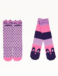 Bunny Girl 2-Pack Socks Set - Thumbnail