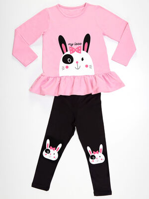 Bunny Girl T-shirt&Leggings Set