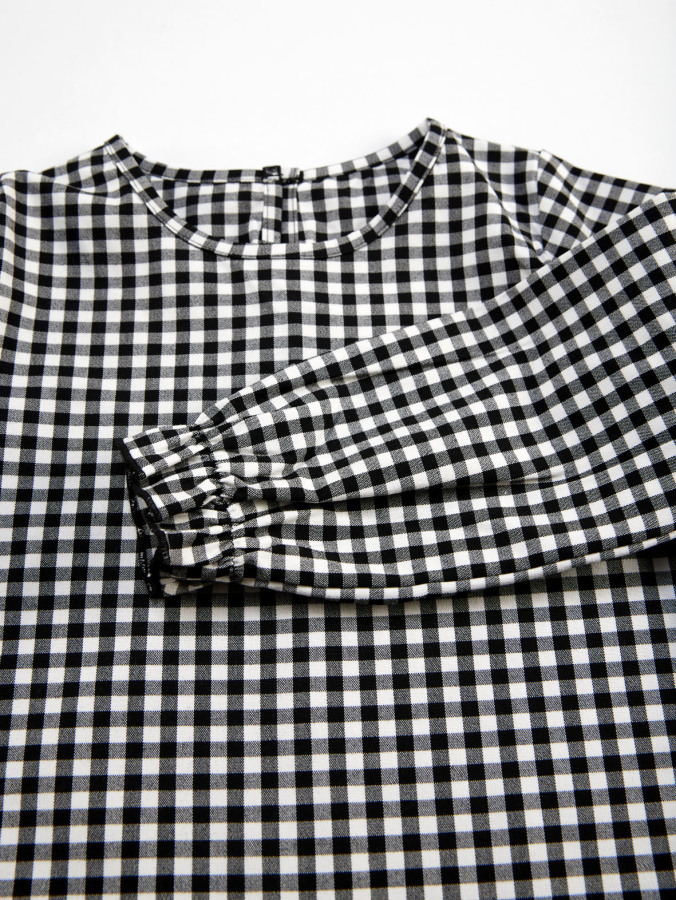 Bunny Plaid Girl Dress - 6