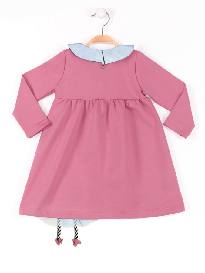 Bunny Rose Pink Girl Dress - 3