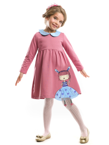 Bunny Rose Pink Girl Dress - MSHB&G