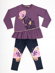 Butterfly Girl Leggings&T-shirt Set - Thumbnail