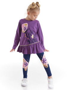 Butterfly Girl Leggings&T-shirt Set - Denokids