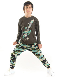 Camo Guitar Boy T-shirt&Pants Set - MSHB&G