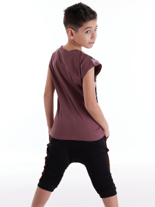 Camo Shark Boy T-shirt&Baggy Set - 2