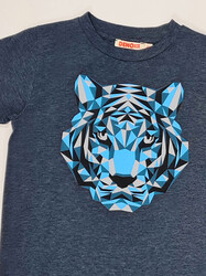 Camo Tiger Boy T-shirt - Thumbnail