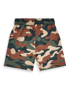 Erkek Çocuk Takım Kamp Baskılı İnteraktif T-Shirt Şort İkili Takım Yazlık 2-8 Yaş - 9