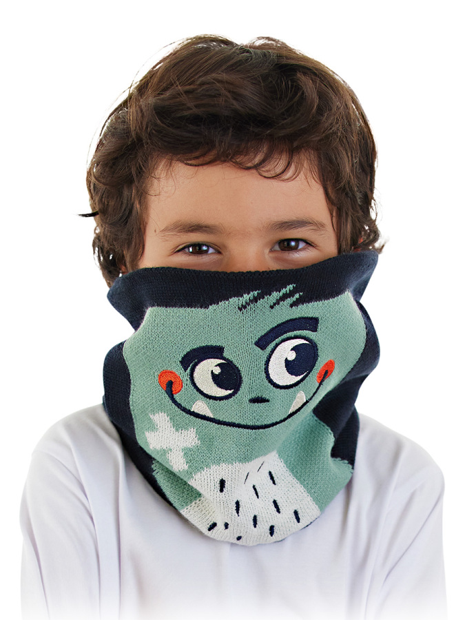 Canavar Erkek Çocuk Triko Boyunluk - 1