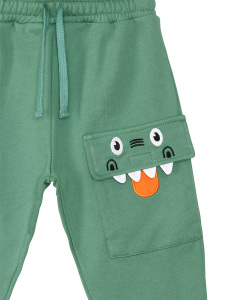 Canavar Kamyon Erkek Çocuk Cep Detaylı T-shirt Pantolon Takım - 2