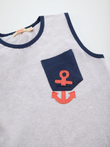 Çapalı Erkek Çocuk T-shirt Kapri Şort Takım - 4
