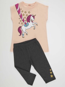 Carousel Girl t-shirt&Leggings Set - 3