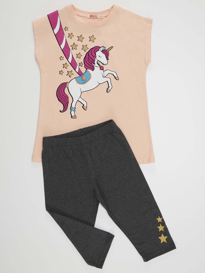 Carousel Girl t-shirt&Leggings Set - 3