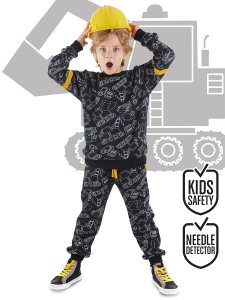Cars Boy Black Tracksuit - Denokids