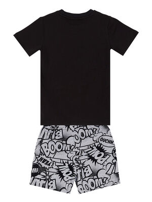 Cartoon Boy T-shirt&Shorts Set