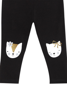 Cat Fellows Girl T-shirt&Leggings Set - 2