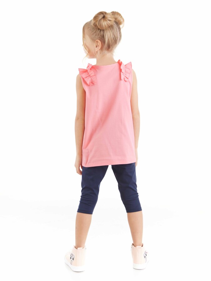 Cat Heart Girl T-shirt&Leggings Set - 2