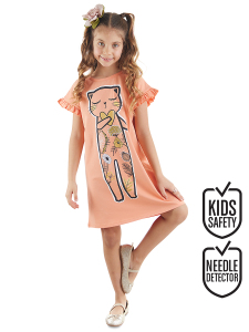 Cat in Flowers Girl Dress - MSHB&G