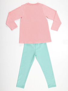 Cat Wings Girl T-shirt&Leggings Set - 4