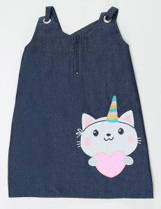 Catcorn Denim Dress - 3