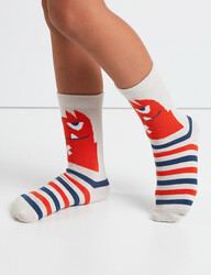 Cat&Dog Erkek Soket Çorap 2'li - Thumbnail