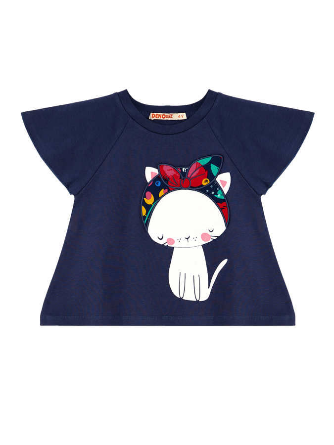 Cat&Flowers Girl Shorts Set - 5