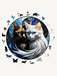 Cats, 38X38 Cm Yapboz - NcPuzzles