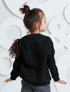 Cats Black Girl Sweatshirt - 2