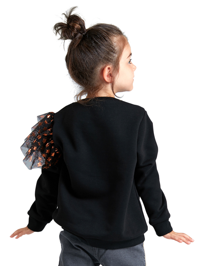 Cats Black Girl Sweatshirt - 2