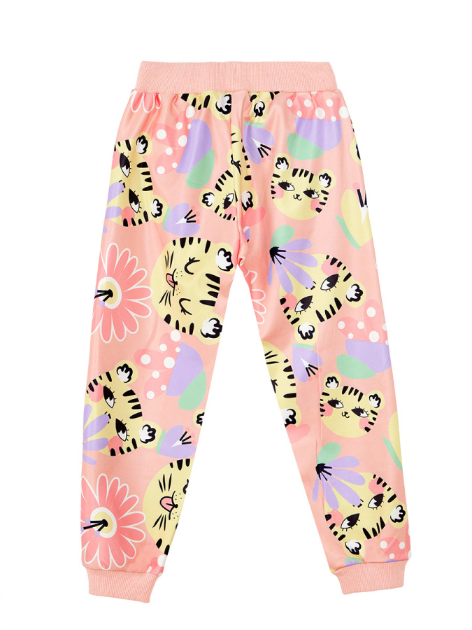 Cats&Flowers Girl Pink Tracksuit - 8