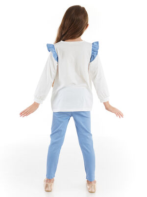Ceylan Kız Gabardin Dar Pantolon Takım - 2