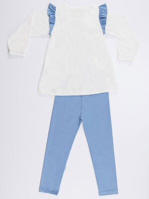 Ceylan Kız Gabardin Dar Pantolon Takım - 4