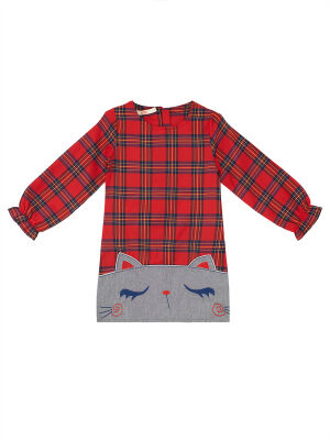 Checked Cat Dress - 2