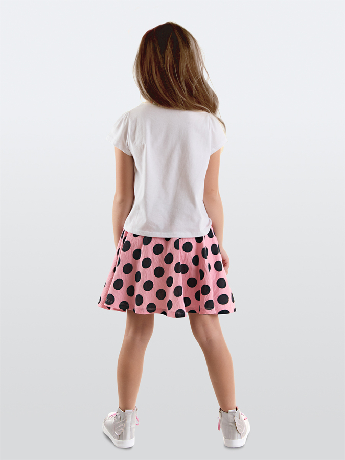 Cheetah Girl T-shirt&Skirt Set - 2