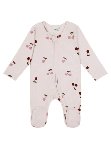 Cherry Blossom Kiraz Desenli Kız Bebek Tavşan Seti - 2