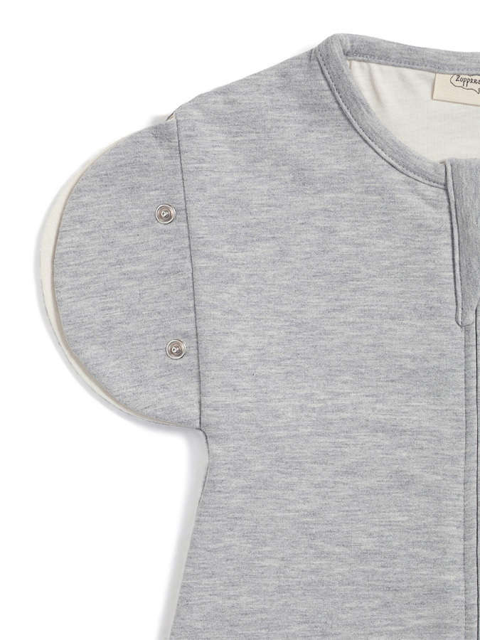 Çift Kat Pamuk Bebek Kundak Tulum 1,5 TOG Gri - 3