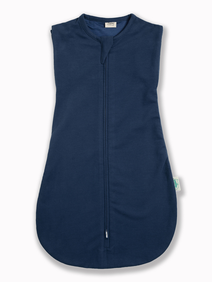 Çift Kat Pamuk Bebek Kundak Tulum 1,5 TOG Lacivert - 3