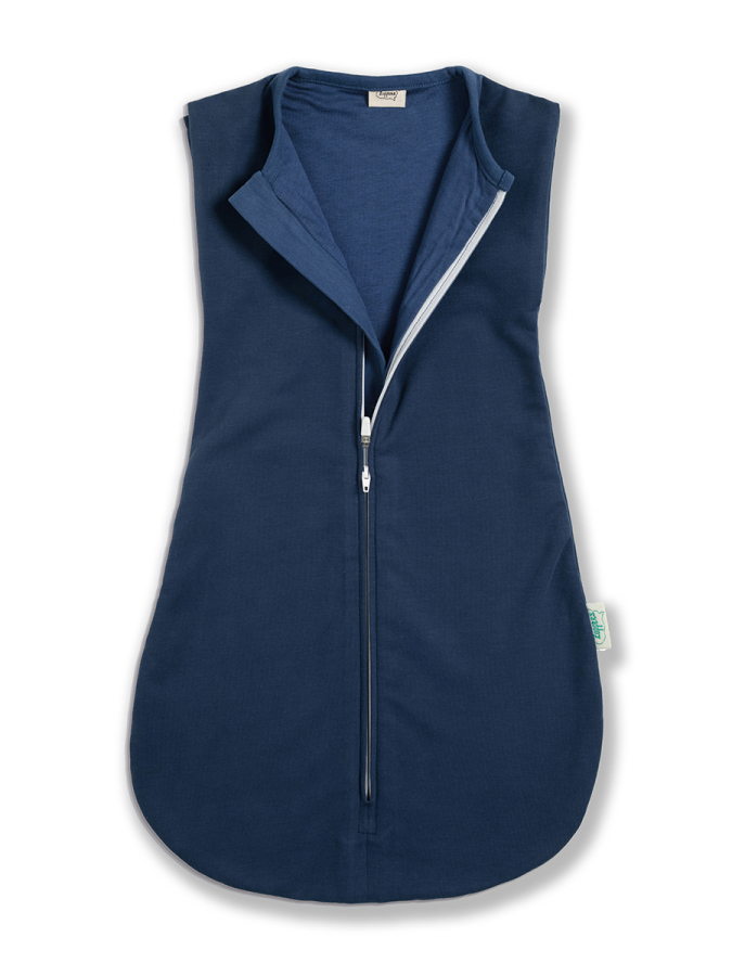 Çift Kat Pamuk Bebek Kundak Tulum 1,5 TOG Lacivert - 4