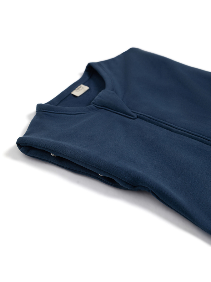 Çift Kat Pamuk Bebek Kundak Tulum 1,5 TOG Lacivert - 5