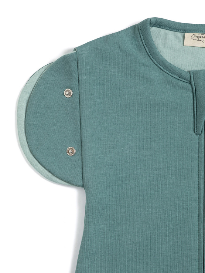 Çift Kat Pamuk Bebek Kundak Tulum 1,5 TOG Mint - 3