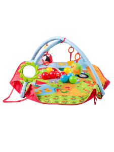 Çiftlik Temalı Bebek Aktivite Halısı Dişlikli Aynalı ve Top Havuzlu - 2